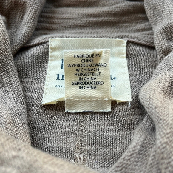 Between Me & You Pullover Cowl Neck Tunic Sweater, Hi-Low Light Gauze, Size XL - Picture 4 of 10